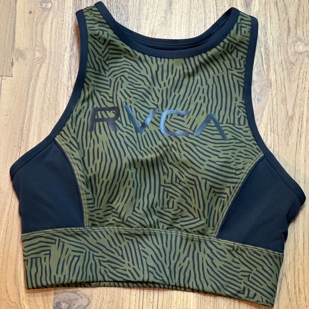 RVCA sports bra crop top